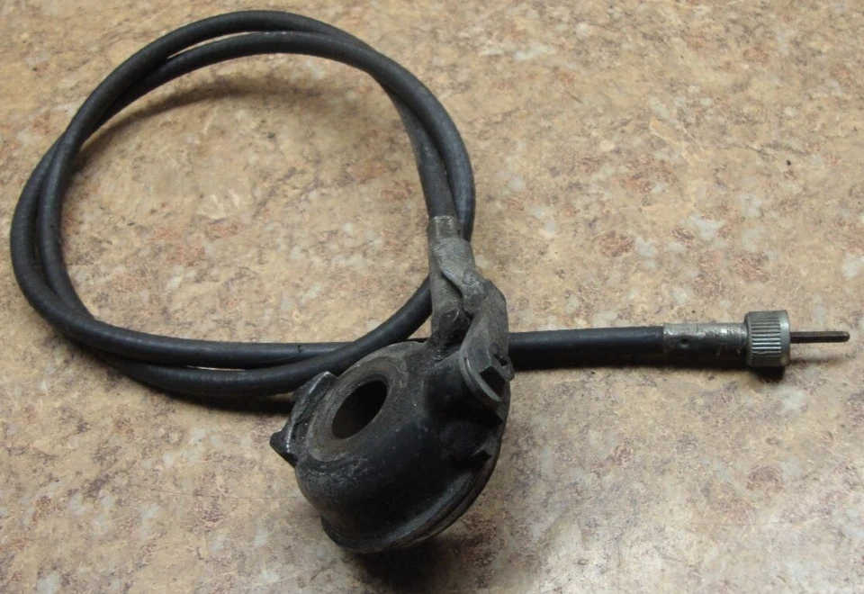 1981 81 Yamaha XS1100 XS 1100 cubo velocímetro cabo instrumento engrenagem roda aro  - Imagem 1 de 1