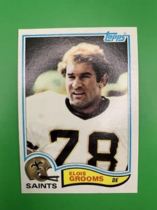 1982 Topps Elois Grooms RC New Orleans Saints #406 - Bild 1 von 2
