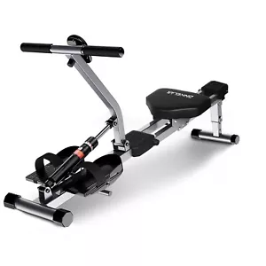 Rudergerät Klappbar Ruderzugmaschine Heimtrainer Fitnessgeräte 12 Stufen Gym - Bild 1 von 17