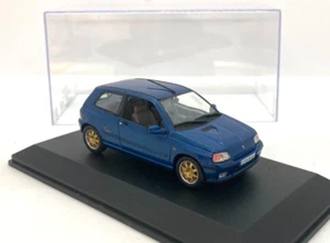 GC4612 UNIVERSAL HOBBIES / RENAULT CLIO WILLIAMS SWISS CHAMPION 1996 BLEU 1/43 - Picture 1 of 3