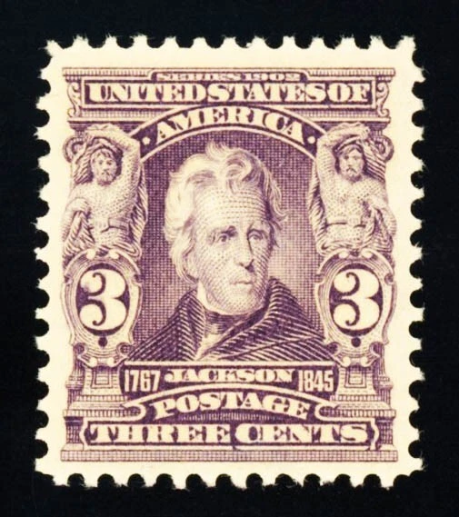 #302, 3c Jackson, VF/XF-OG-NH, pristine gum & bright color, 2025 PFC (graded 85) - Image 1 of 1