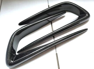Carbon Fiber Front Bumper Corner Splitters for 2007-2011 Honda Civic FD2 JDM - Picture 1 of 8