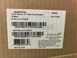 CONTROL4 SERIES T3 C4-TT10-BL 10" TABLE TOP TOUCHSCREEN - Picture 1 of 2