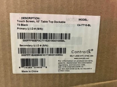 CONTROL4 SERIES T3 C4-TT10-BL 10" TABLE TOP TOUCHSCREEN - Image 1 of 2