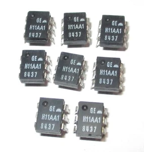 8 GE H11AA1 AC Input Phototransistor Optocouplers IC Dip-6 NOS - Picture 1 of 1