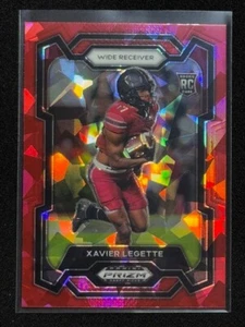 Xavier Legette 2024 Panini Prizm DP - Rated Prospect Red Cracked Ice Prizm #152 - Imagen 1 de 4
