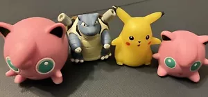 Pokémon 1999 Three Rollerball Figures And One Spinner Figure - Picture 1 of 7