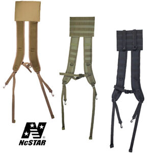 NcSTAR CVMBPS3035 Tactical MOLLE PALS Backpack Straps for Modular Surfaces