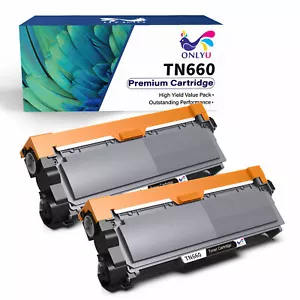 2PK Compatible TN660 Toner for Brother HL-L2300D HL-L2360DW HL-L2380DW Printer - Picture 1 of 4