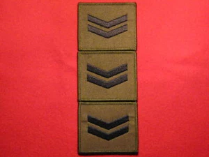 BRITISH ARMY CORPORAL CHEVRONS CPL RANK BADGES SET OF 3 BRAND NEW - Picture 1 of 3
