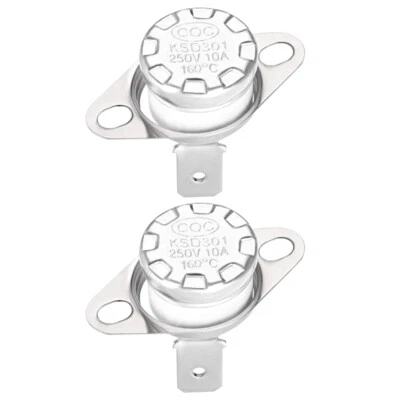 2PCS Temperature Control Switch for Computer KSD301 Temperature Control Switch - Image 1 of 4