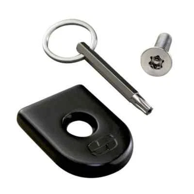 Tornillo de seguridad para asiento negro Saddlemen ATAB - Harley Softail Dyna Touring Sportster Foto 1 de 3