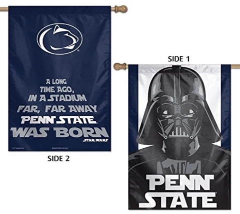 Penn State Nittany Lions NCAA 28” X 40” Star Wars Death Vader Vertical Flag NEW! Cover