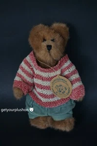 BOYDS BEARS COLLEZIONE EDMUND T. BEAR 1998 PELUCHE ORSACCHIOTTO SNODATO - Foto 1 di 2