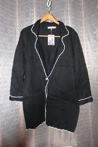 Genhoon Women Trendy Black Cardigan Long Fall Fashion Outfits Clothes L - Picture 1 of 3