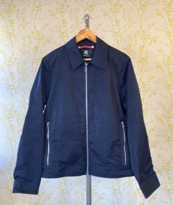 PAUL SMITH PS Chaqueta Delantera Cremallera Azul Marino Cuello Punto M Bolsillos con Cremallera - Imagen 1 de 15