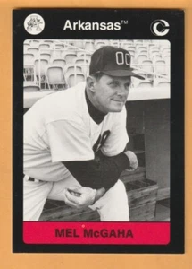 Tarjeta Mel McGaha Arkansas Razorbacks 1991 #96 Mabelvale AR Cleveland Indians - Imagen 1 de 2