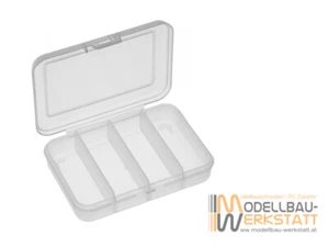 Kleinteilebox 4-Fächer (4) Sortimentsboxen Schraubenboxen Sortierbox Tackle Box - Bild 1 von 1