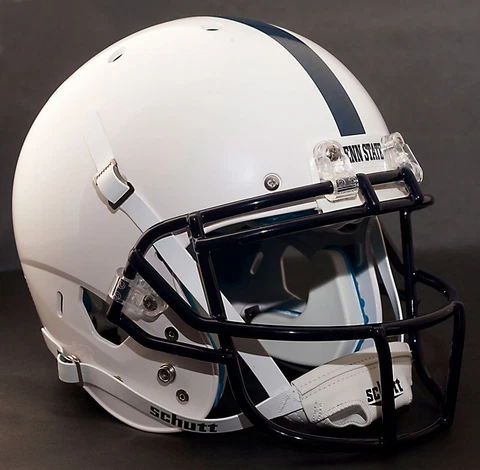 *CUSTOM* PENN STATE NITTANY LIONS Schutt XP AUTHENTIC Football Helmet w/ROPO-SW Cover