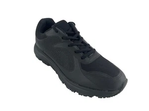 Crews Women's Black Lace Up Food Service Work Shoes Size 8 - Picture 1 of 13