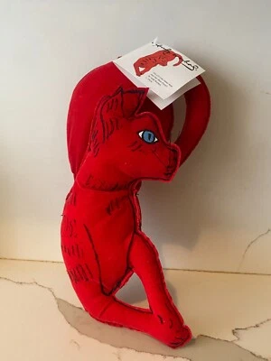 Vintage Andy Warhol Stylish Red Cat Pop Art Purse Bag NWT - Image 1 of 4