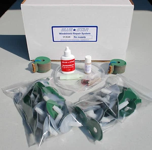 KIT DE RÉPARATION PARE-BRISE / SYSTÈME SVR48 SYSTÈME DE RÉAPPROVISIONNEMENT RÉPARATION VERRE PAR ÉTOILE BLEUE - Photo 1 sur 2
