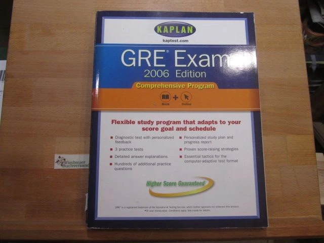 Kaplan GRE Exam 2006 Edition Kaplan Inc. : - Imagen 1 de 1