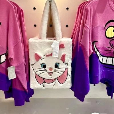 NUEVO 2025 💕🤍 Bolso de Mano Esponjoso Aristócatos Marie Cat Parques Disney Foto 1 de 2