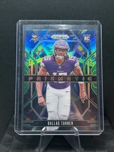 2024 Panini Prizm - Prizmatic Dallas Turner #17 Silver Prizm (RC) - Foto 1 di 2