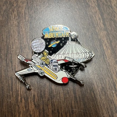 Disney Dreams Happin 2007 LE 750 Pin Droide Montaña Espacial Star Wars R2-D2 C3PO Foto 1 de 2