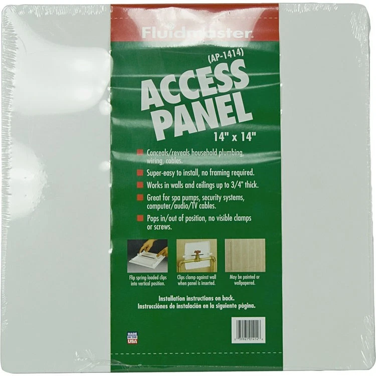 FLUIDMASTER AP-1414 14X14 PLASTIC ACCESS PANEL W/SPRINGS - Image 1 of 1