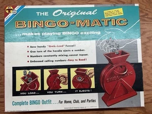 Vintage 1960's The Original Bingo Matic Transogram Toys And Games Made In USA - Picture 1 of 6
