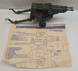 Vintage GI Joe HAL Heavy Artillery Laser with Blueprints Complete 1982 Hasbro - Picture 1 of 6