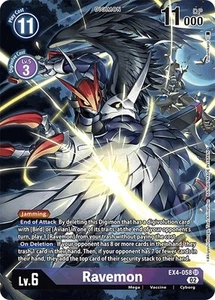 EX4-058 AA Ravemon Digimon Alternative Art 0 Digimon - Zdjęcie 1 z 1