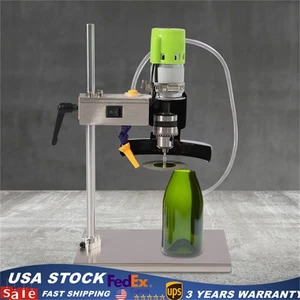 Cortadora de botellas de vidrio eléctrica 150W cortadora de cristalería con 3 hojas de sierra - Imagen 1 de 18