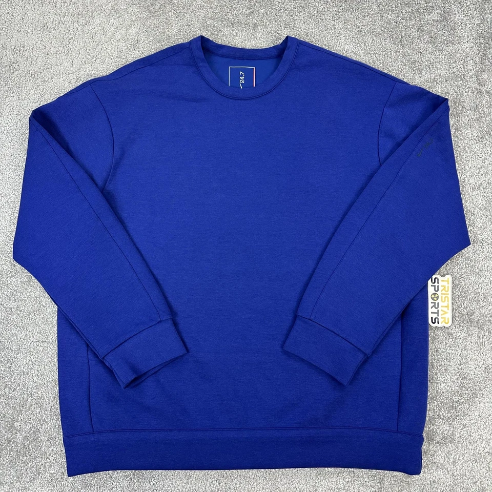 Nike 24.7 Impossibly Soft Men's Dri-FIT Crew Sweatshirt HQ6964-455 Large
