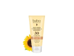 Babo Botanicals | Protector solar tintado mineral | SPF30 | Dióxido de zinc | Glicerina - 1,7 OZ - Imagen 1 de 1
