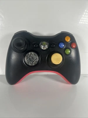 Xbox 360 Pink / Black Controller Unique Rare Microsoft Official - Image 1 of 4