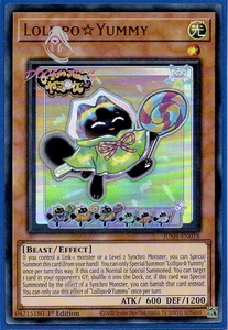 Yugioh! Lollipo☆Yummy JUSH-EN018 (UR) 1st Ed "Yummy Support" - Picture 1 of 1