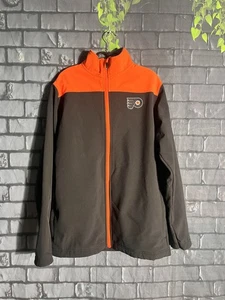 Philadelphia Flyers Herren Jacke schwarz & orange Größe Small 34/36 mit Taschen - Bild 1 von 6