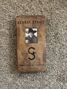 George Strait Out Of the Box Four Cassette Set with Book about George - Picture 1 of 1
