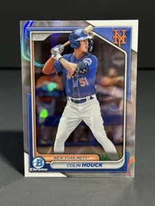 Colin Houck 2024 MLB Topps Bowman Chrome /399 Lava Refractor #BCP-123 Mets - Picture 1 of 2