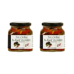 Elki Gourmet Fuego Parrilla Sabroso Mezcla Vegetales Antipasti 2 Tarros - Imagen 1 de 5