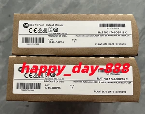 New Factory Sealed AB 1746-OBP16 SER C SLC 500 Output Module 1746O-BP16 - Picture 1 of 5