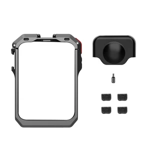For DJI Osmo 360 Camera Metal Rabbit Cage Frame Case With Silicone Lens Cover - Picture 1 of 24