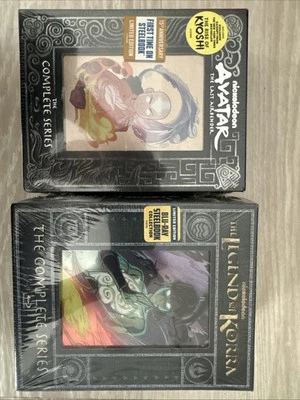 Avatar: The Last Airbender & The Legend Of Korra Blu-Ray Steelbook Box Sets Foto 1 de 4