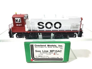 Overland OMI SOO EMD MP15AC Soo Line Railroad #1537 HO Brass Model #6816.1 - Picture 1 of 14