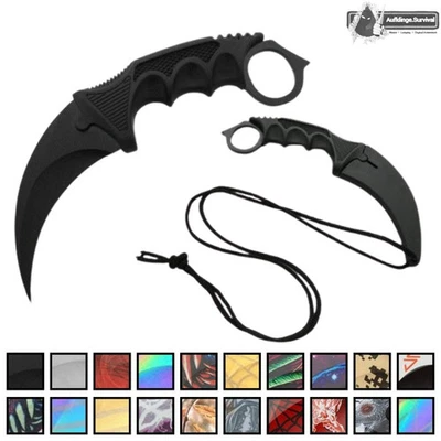 CS GO Karambit Real Knife Messer Collection + Messertasche Taschenmesser Neu EDC - Bild 1 von 2