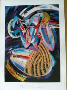 MÚSICA DE MIS SUEÑOS por Martiros Manoukian-Armenian-Poster Print on Heavy Paper - Imagen 1 de 9