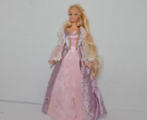 Barbie Rapunzel Doll Mattel 2001 12" Extendable Hair